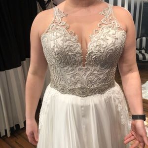 Wedding Dress- custom style, never worn